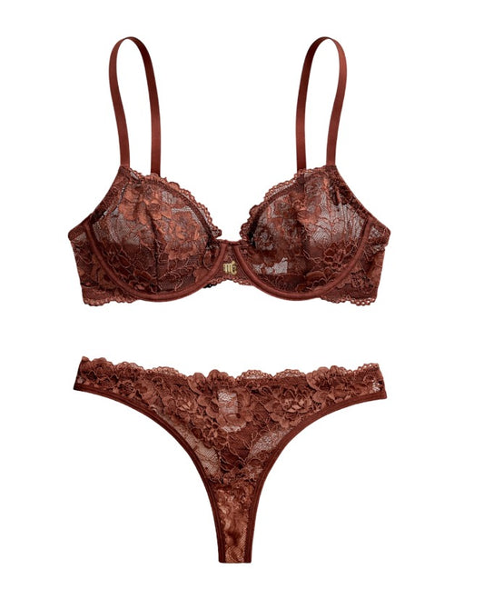 Caramel Lace Set